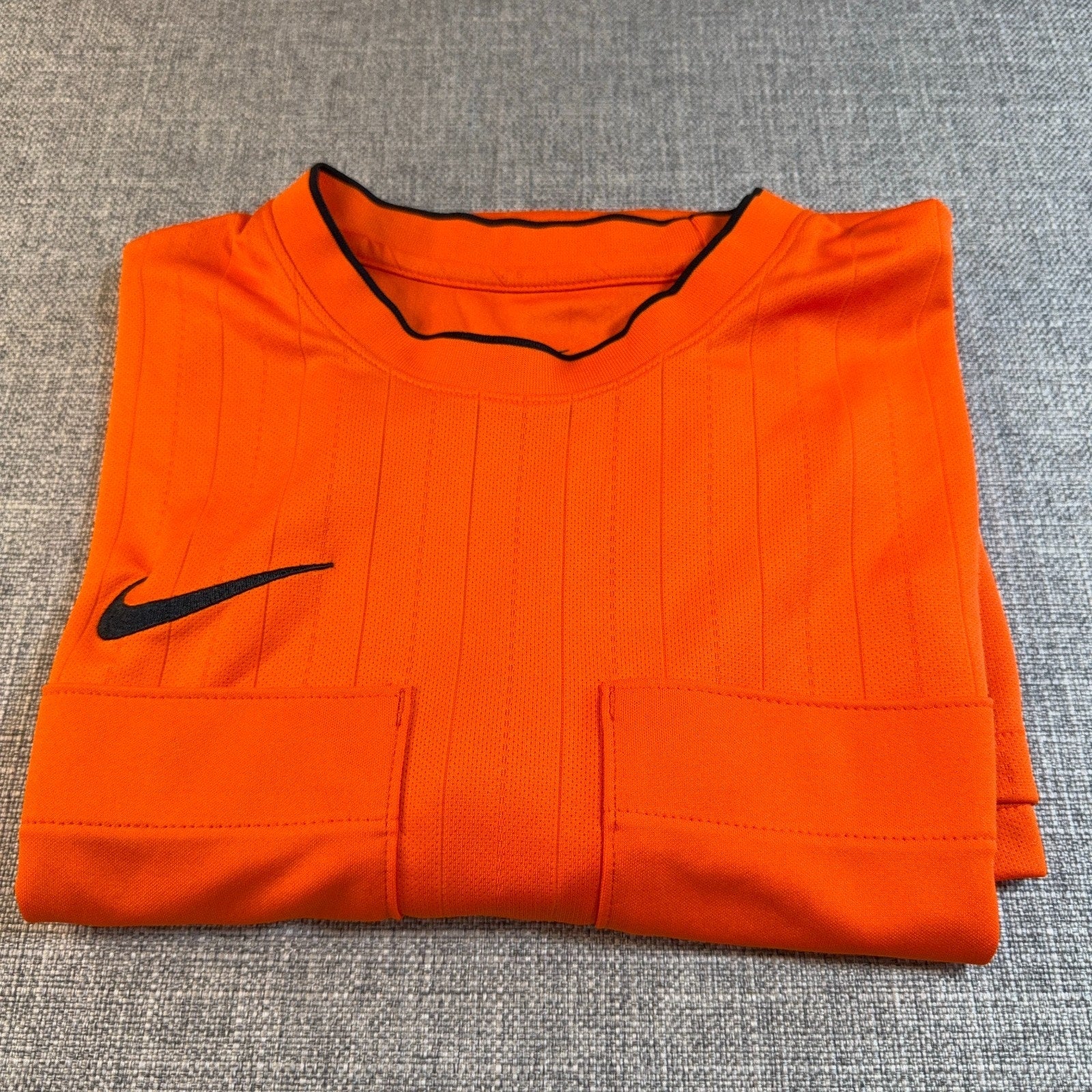 Nike Dri-FIT Referee II Soccer Jersey Men's L Orange Slim Fit DH8024-819