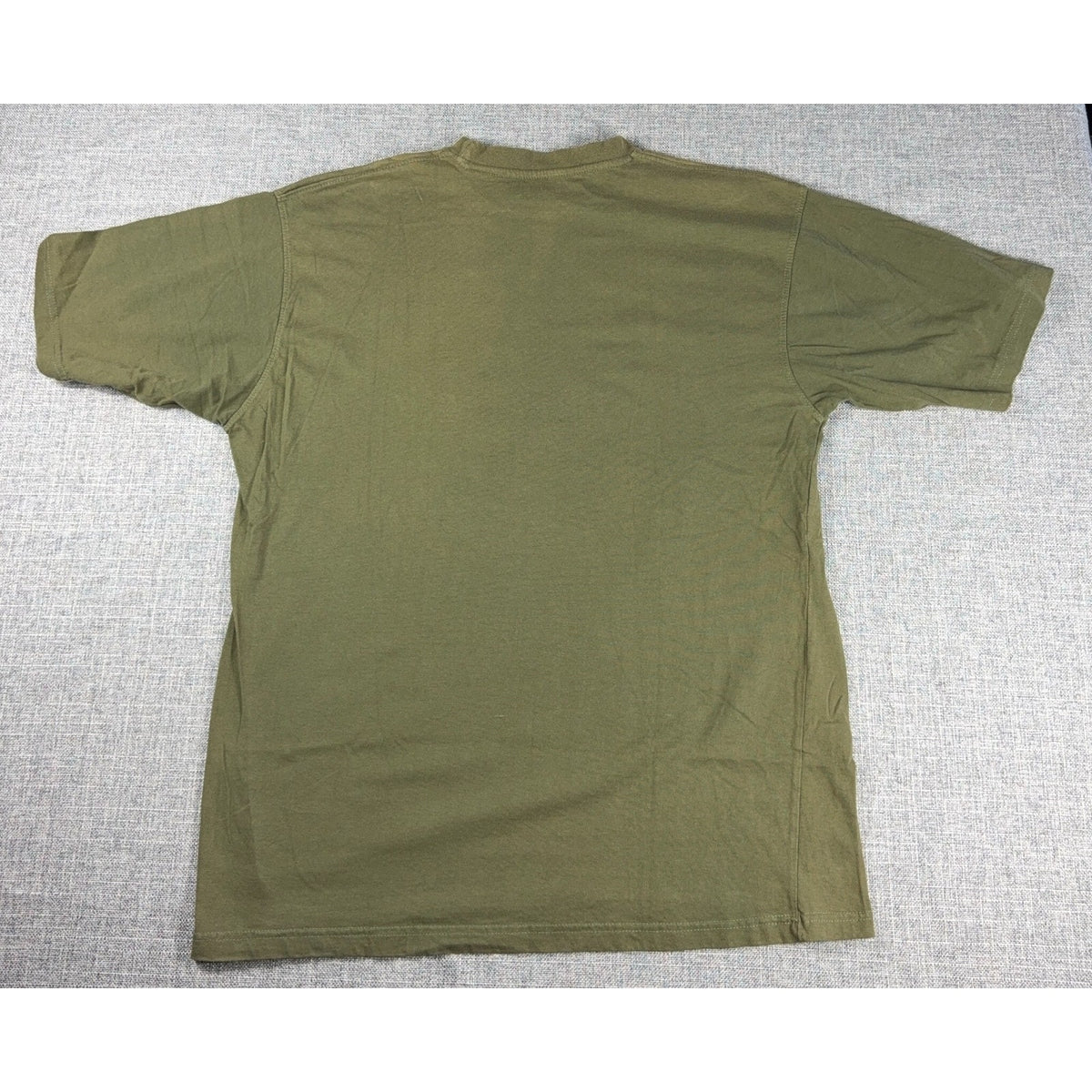 Avirex Mens L Eagle Roses Graphic T Shirt Rhinestone Studded Olive Green Y2K