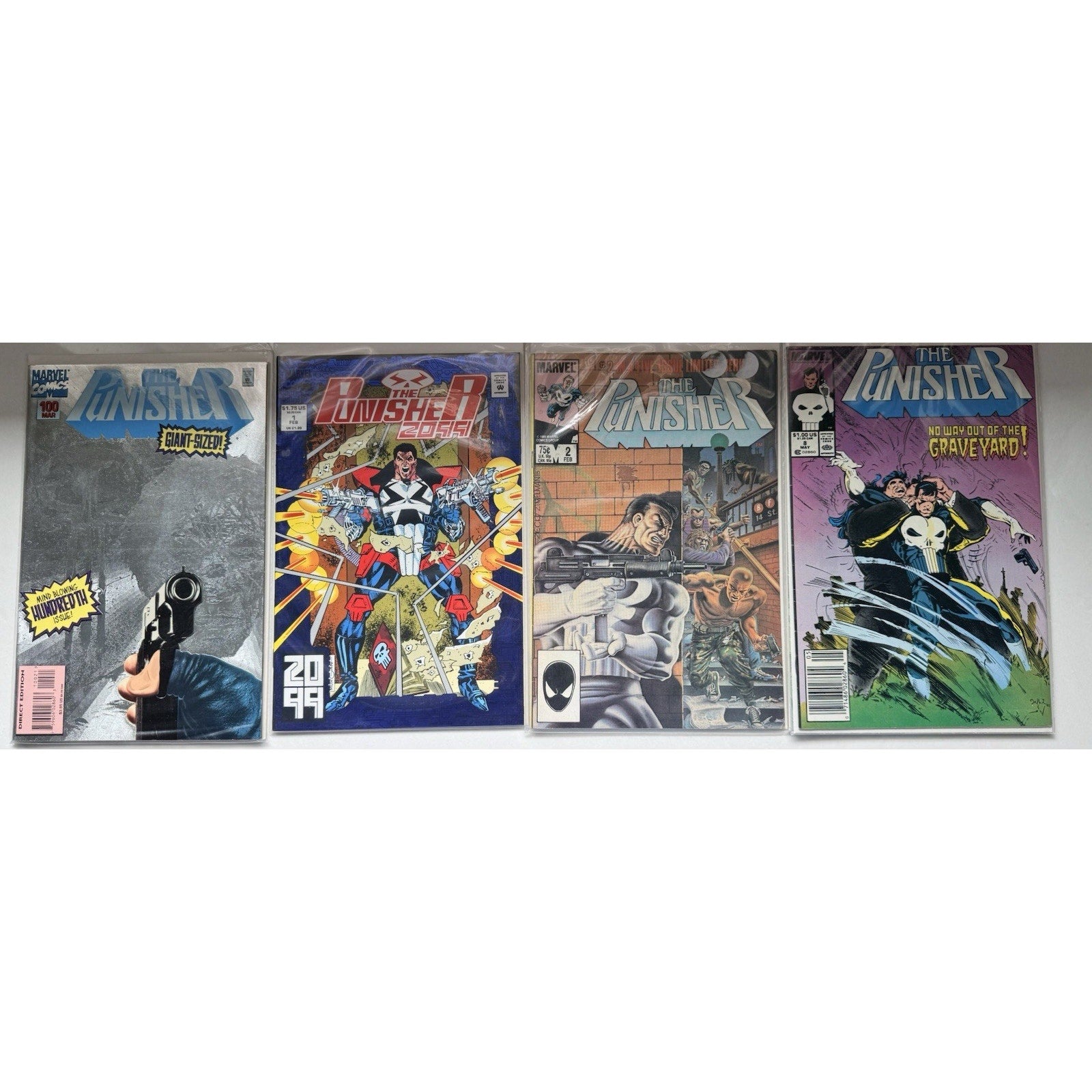 Punisher Comic Lot Marvel War Journal + 2099 Anti Hero VF/NM 90s Action Run