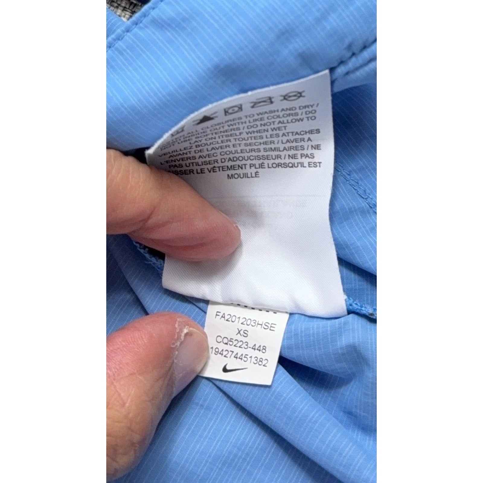 UNC Tar Heels Softball Nike Player Issued Jacket Kiannah Pierce #16 XS On Field