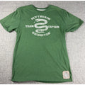 Harry Potter Slytherin Quidditch Team Captain Shirt M Universal Studios Green