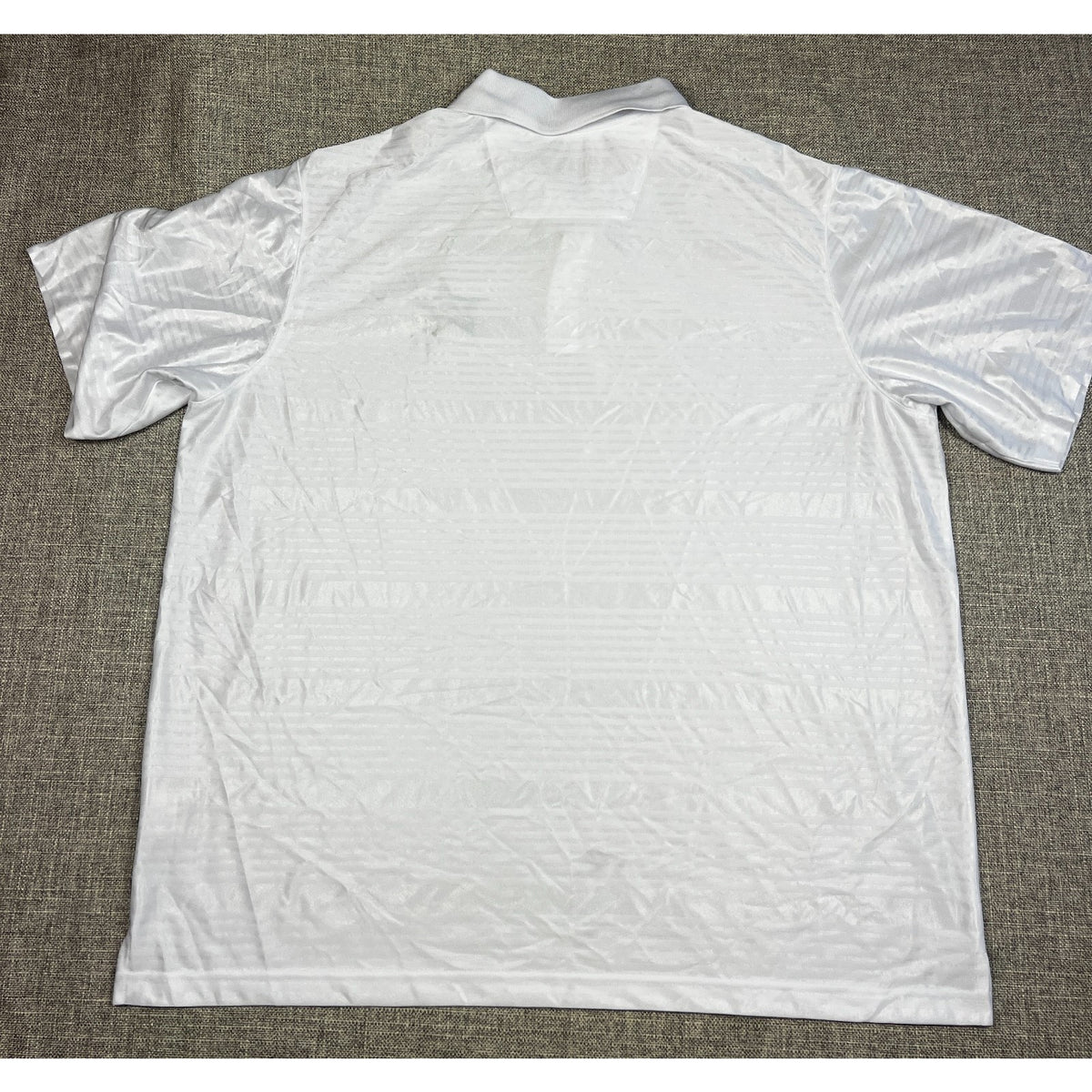 Antigua Dallas Stars Polo Men's XXL White Tonal Geometric NHL Embroidered