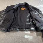 Vintage Harley-Davidson Leather Moto Jacket Women M Made USA American Legend