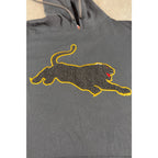 Cousins Panthers Hoodie Mens L Black Chenille Panther Stars 1966 Sportswear
