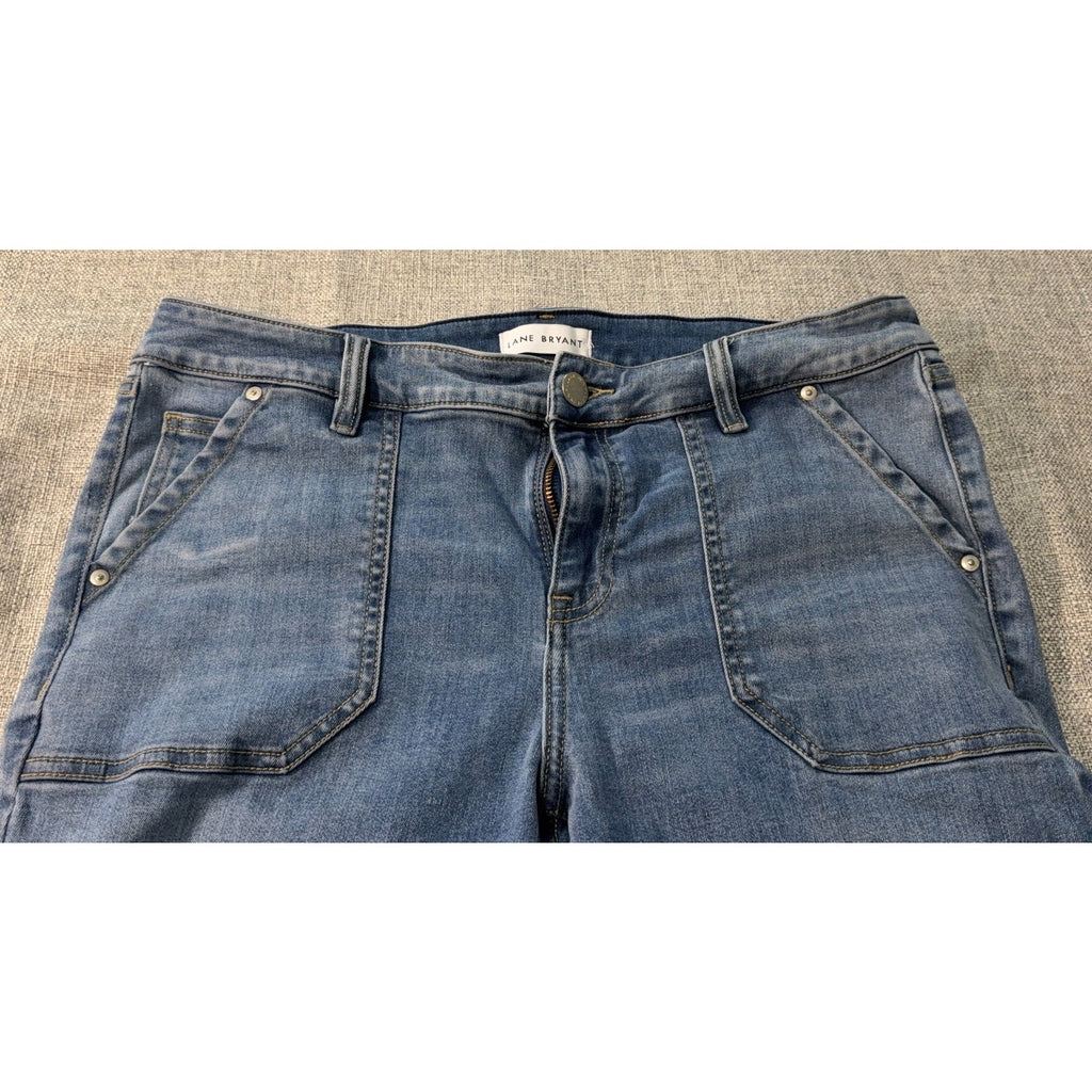 Lane Bryant Jeans Womens 14 Signature Fit Straight Leg Flex Magic Patch Pocket