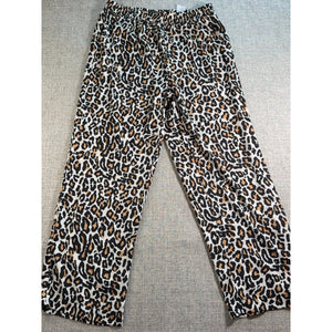 Banana Republic Leopard Print Pull-On Pants Medium