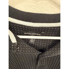 Banana Republic Mens XL Black Polka Dot Polo Shirt Cotton Casual Preppy Golf