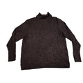 Lane Bryant Turtleneck Sweater Women's 18/20 Brown Button Cuff Plus Size