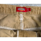 Dickies Girl Corduroy Carpenter Pants Womens Juniors 7/28 Tan Y2K Utility