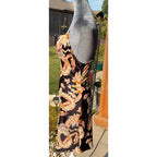 Urban Outfitters Womens 0 Dragon Tiger Print Mini Dress Strappy Y2K Tattoo