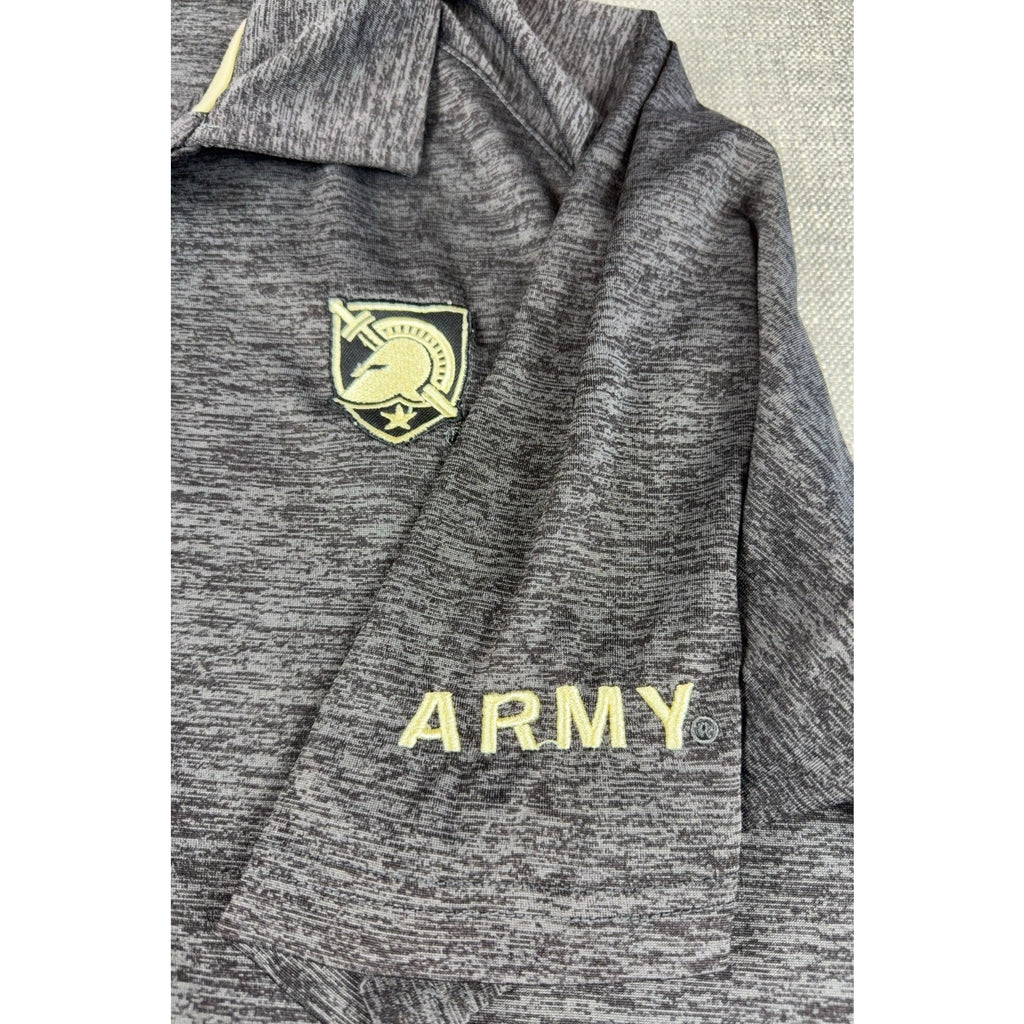 Army Black Knights West Point Mens XXL Polo Gray Heather Performance Shirt