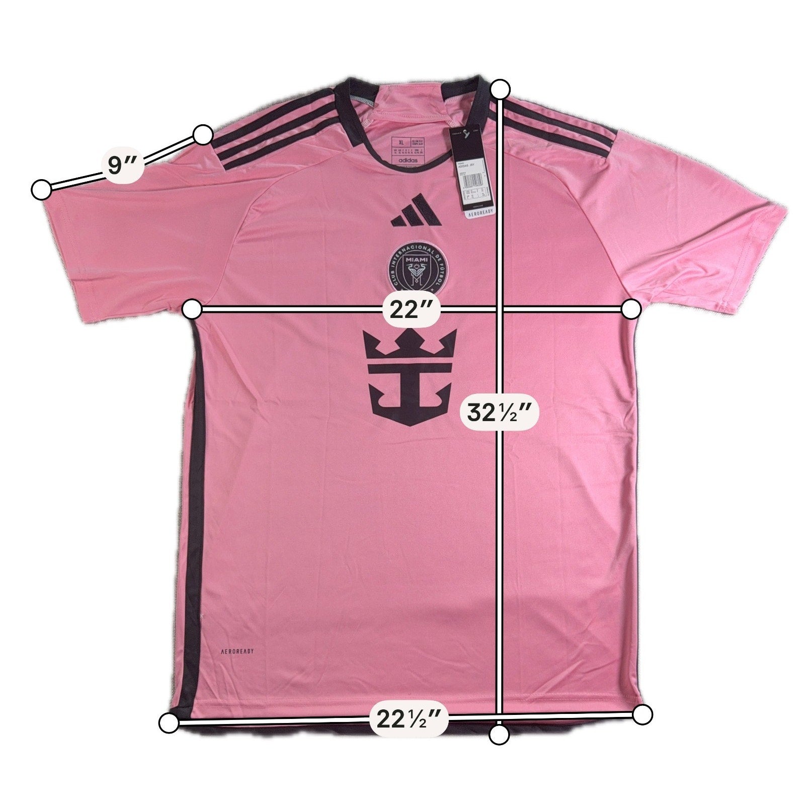 NWT Adidas Inter Miami CF Messi #10 2024 Home Jersey Pink XL HF0291