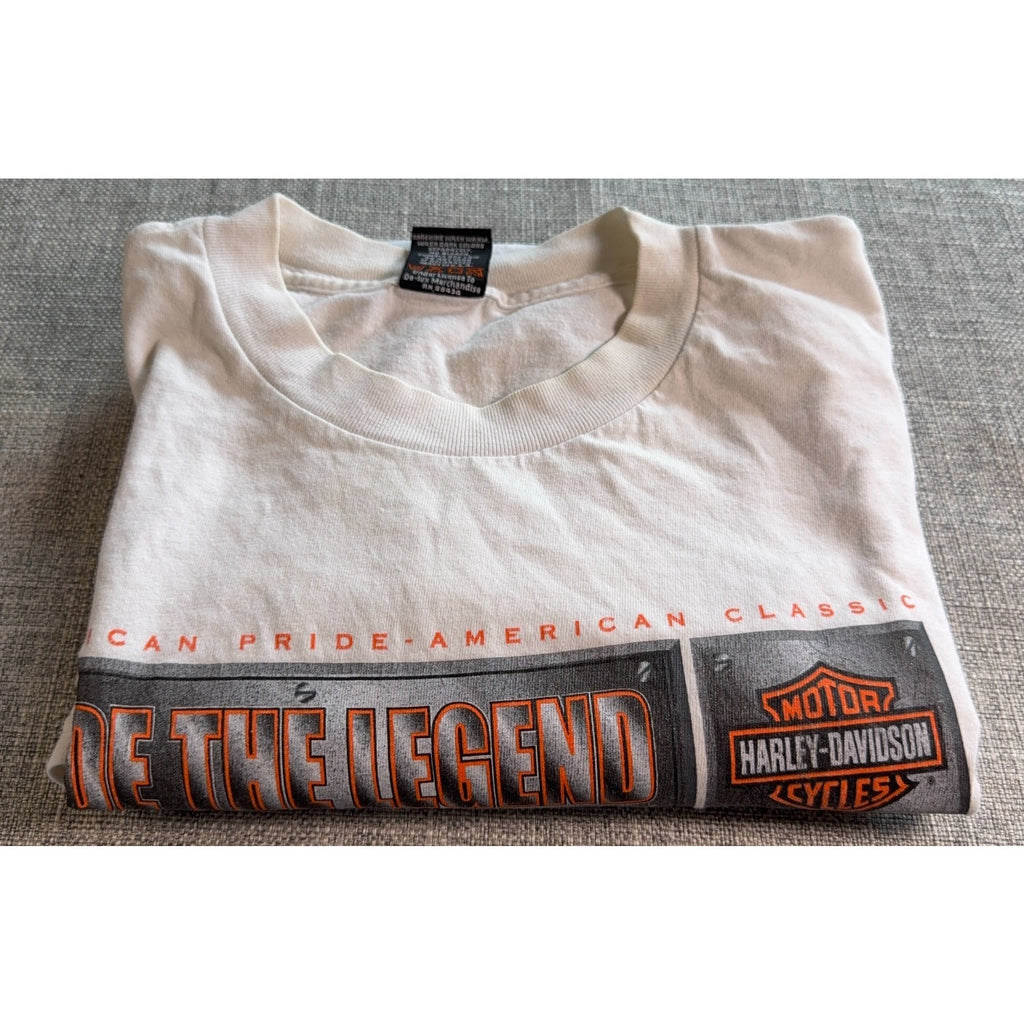 Harley Davidson T Shirt Mens Large Ride The Legend Rocky Mountain Denver Vintage