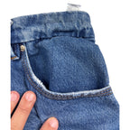 Good American Jeans Womens 10/30 Wide Leg High Rise Medium Wash Blue Denim