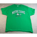 Champion Notre Dame Fighting Irish T Shirt Mens XL Green Leprechaun NCAA