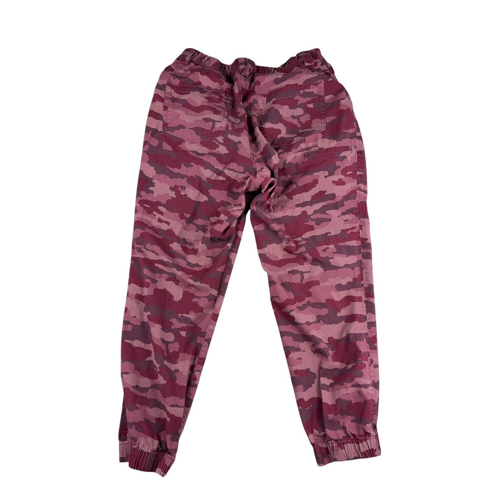 Duluth Trading Rootstock Gardening Jogger Pants Womens 44 Pink Camo Stretch