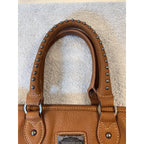 Trinity Ranch Western Tote Purse Brown Studded Fringe Cowgirl Shoulder Bag