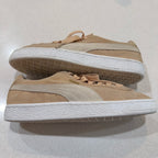 Puma Suede Classic Womens 8 Beige Peach Low Top Sneakers Casual Shoes US 5.5