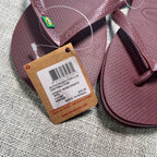 Havaianas Top Flip Flops Men's 11-12 Grape Wine Burgundy Sandals NWT Brazil