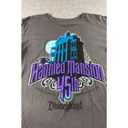 Disney Haunted Mansion 45th Anniversary T Shirt Mens L Disneyland 2014 Flaws