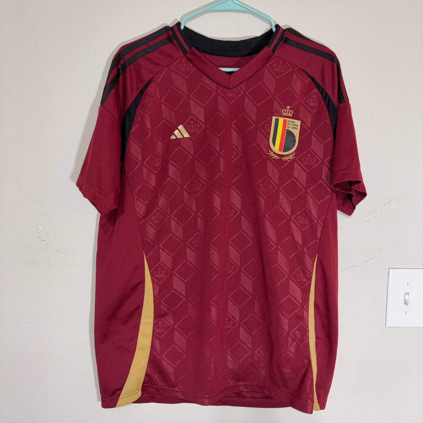 3 Soccer Jersey Bundle Belgium Spain Mexico National Team Football Shirts Mens