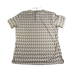 Mizzen+Main Polo Shirt Mens XXL Trim Green Cactus Print Golf Performance