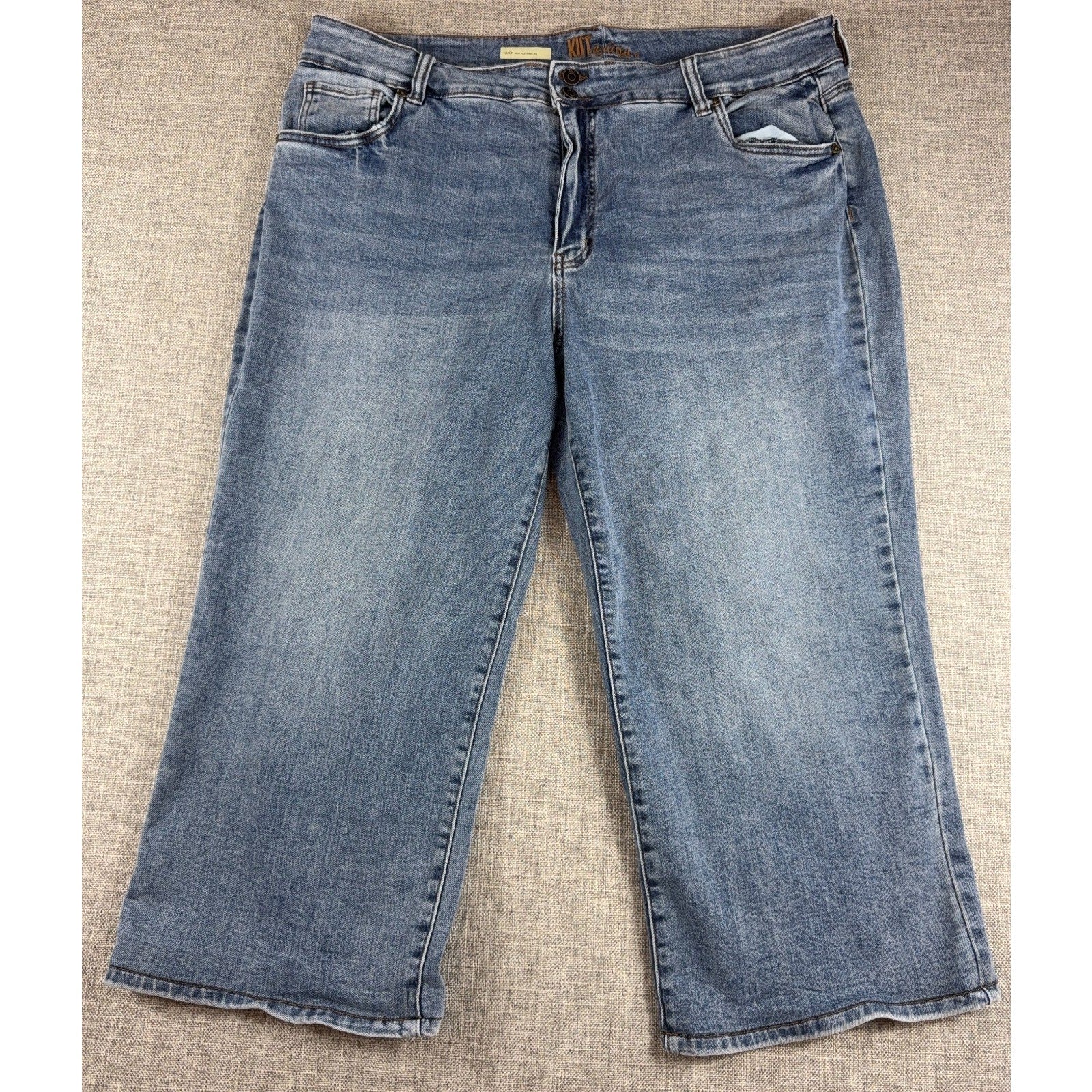 KUT from the Kloth Lucy High Rise Wide Leg Jeans, Women’s Size 20W