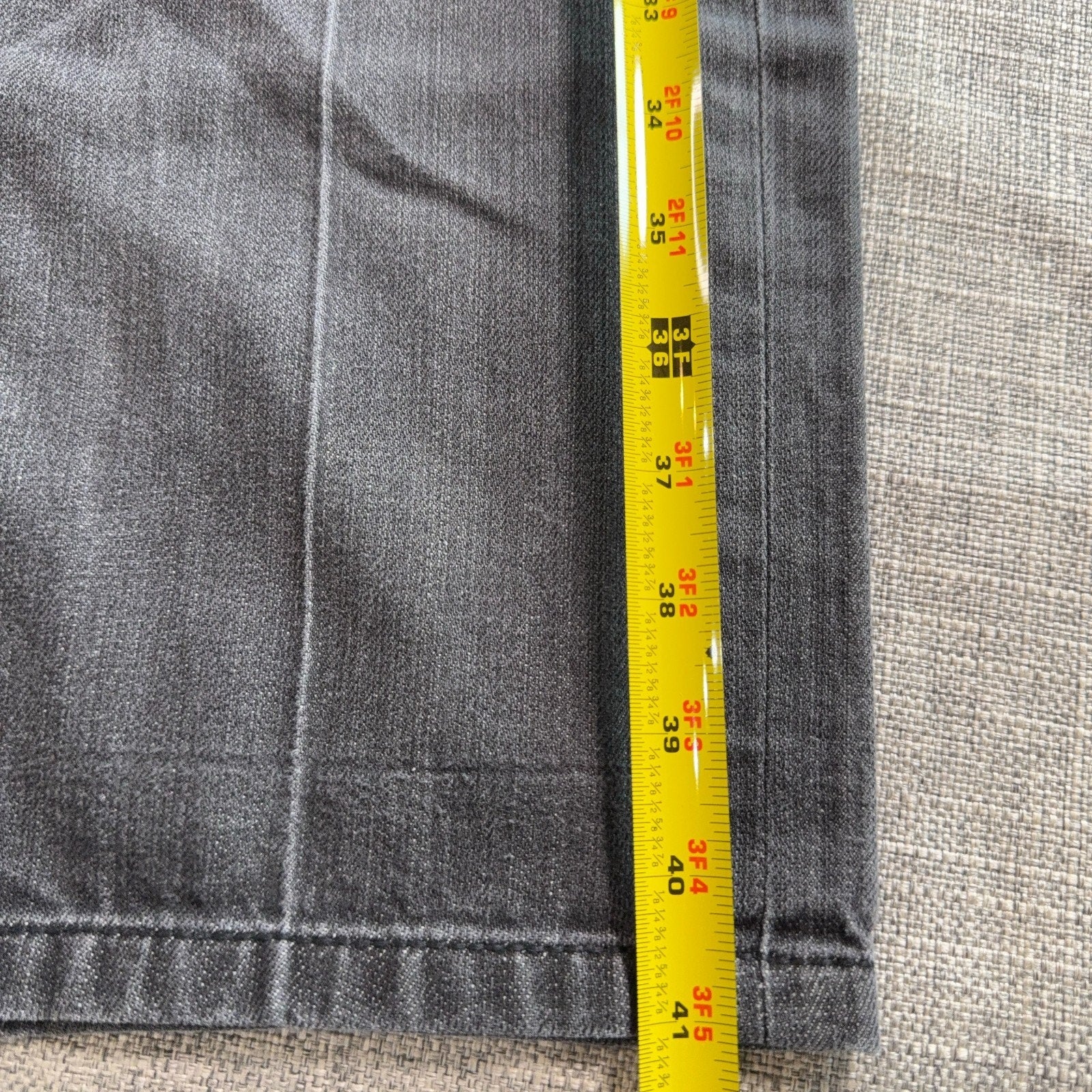 Ecko Unltd Jeans Mens 34x30 Gray Denim Straight Leg Y2K Streetwear 100% Cotton