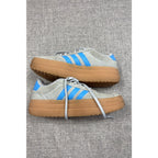 Adidas VL Court Bold Womens 8.5 Halo Blue Gum Platform Sneakers IH2310