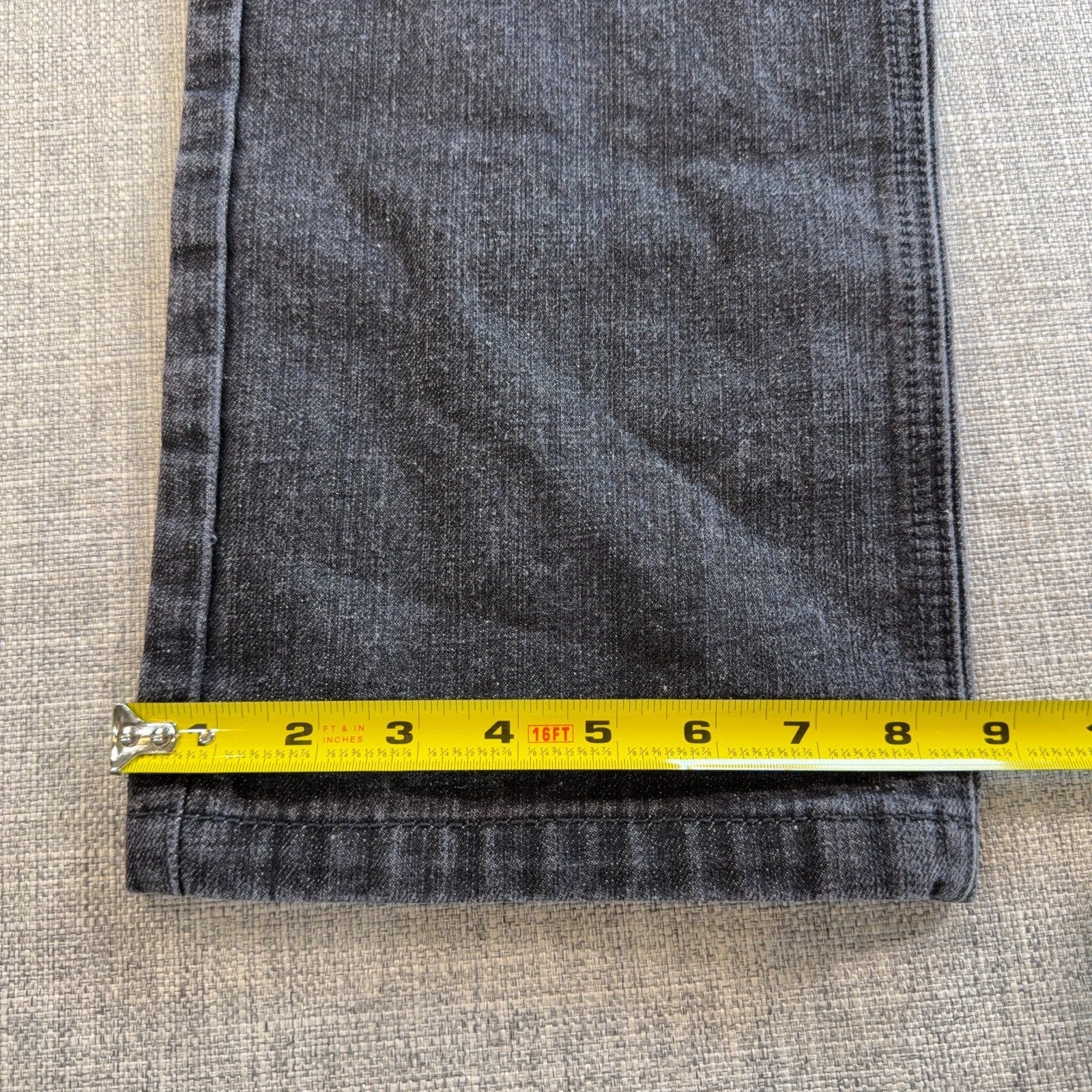 Southpole Jeans Mens 34x32 Black Denim Y2K Streetwear Relaxed Straight Fit 2000s