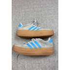 Adidas VL Court Bold Womens 8.5 Halo Blue Gum Platform Sneakers IH2310