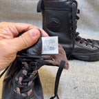 Converse Chuck Taylor Leather Fur Hi Rise Boots Black 553387C Size 4 Zip