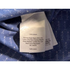 Vineyard Vines Slim Fit Murray Shirt Mens M Blue Fishbone Print Cotton Button