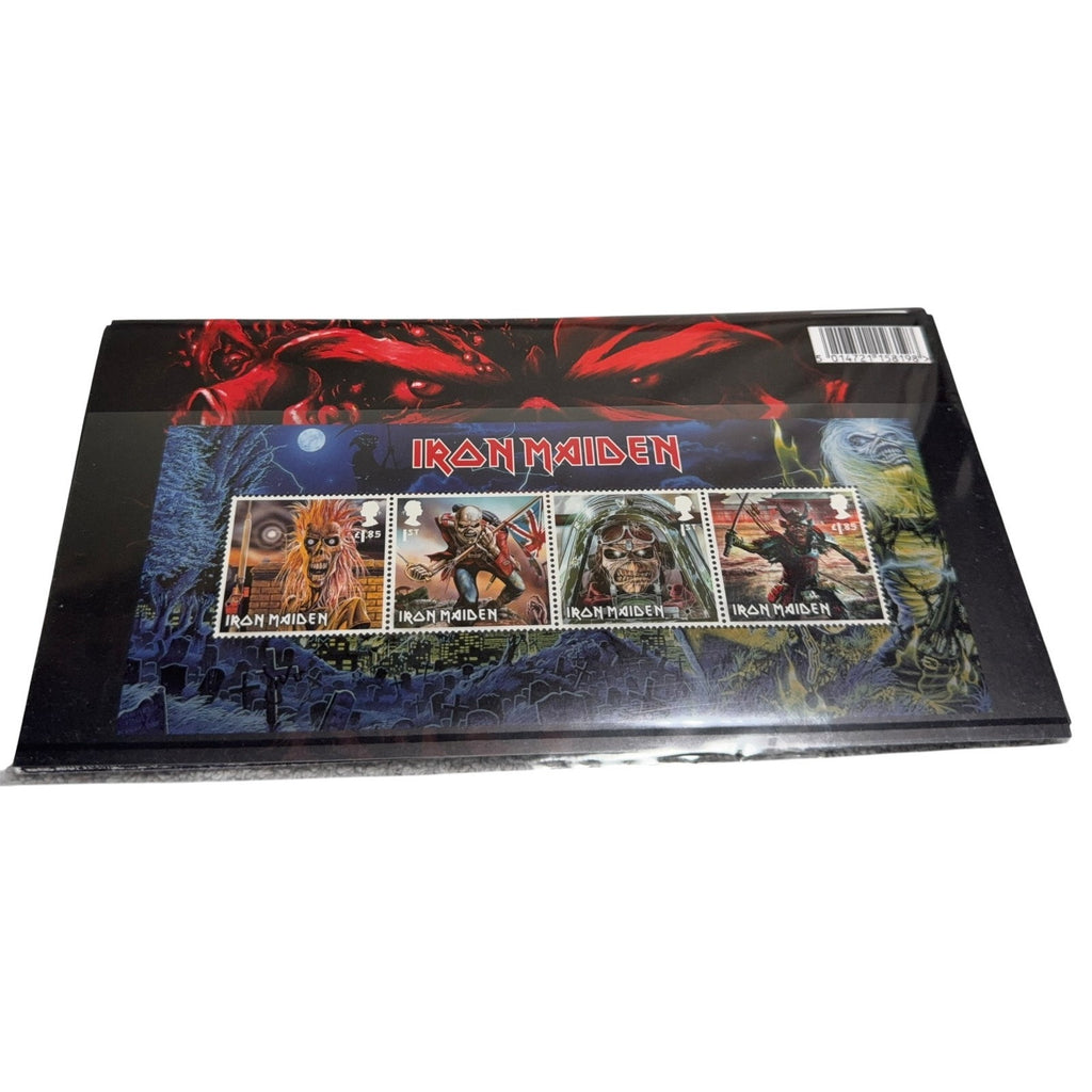 2023 Royal Mail Iron Maiden 12 Stamp Presentation Pack 627 Mint MNH