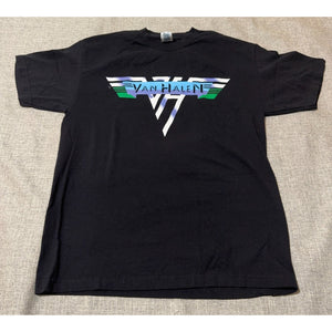 Van Halen 2007-08 Tour T Shirt Mens L Black Double Sided Concert Tee