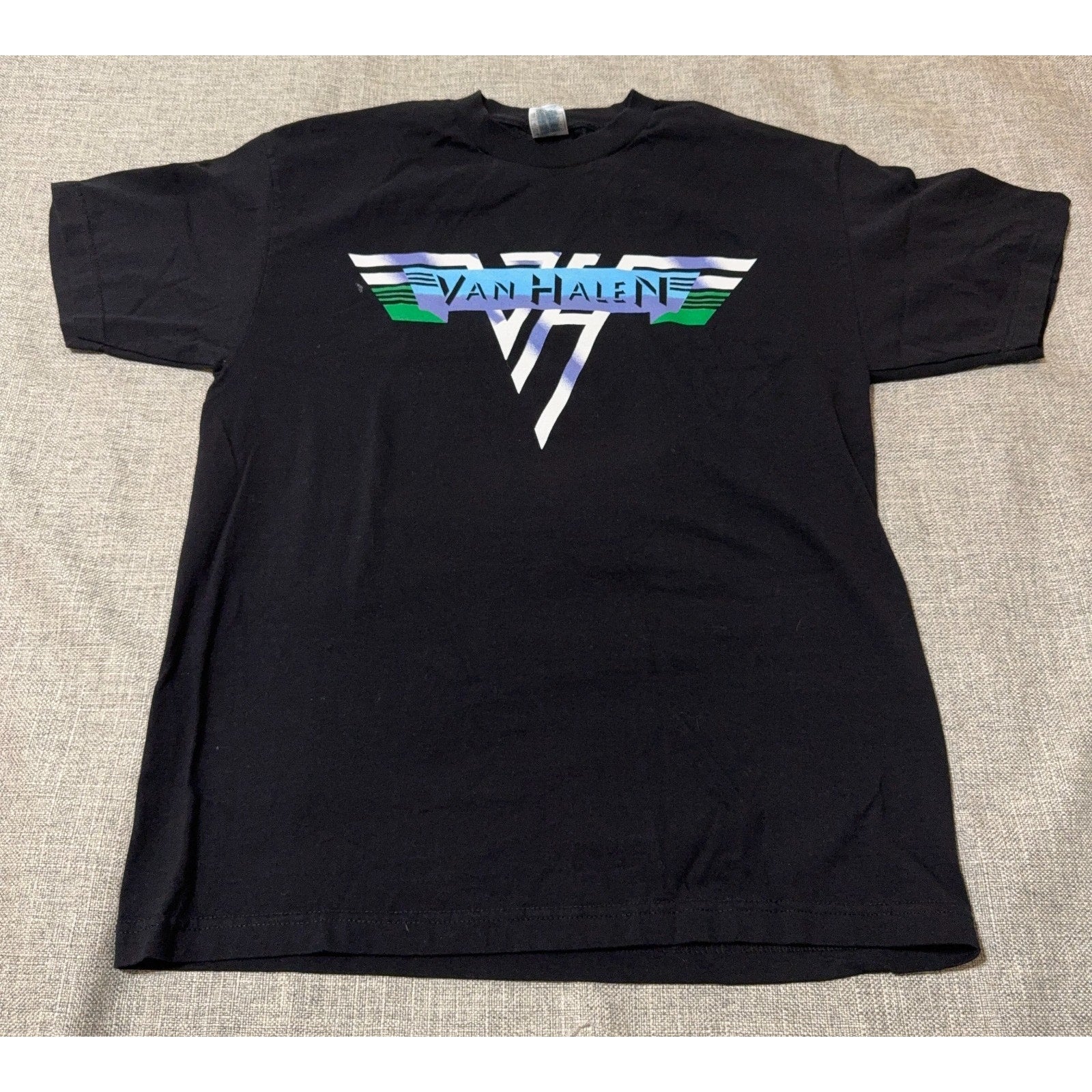 Van Halen 2007-08 Tour T Shirt Mens L Black Double Sided Concert Tee