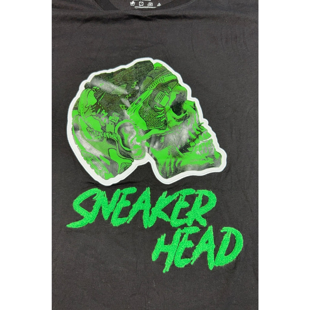 Bleecker & Mercer Sneaker Head T Shirt Mens 2X Black Skull Shoe Graphic