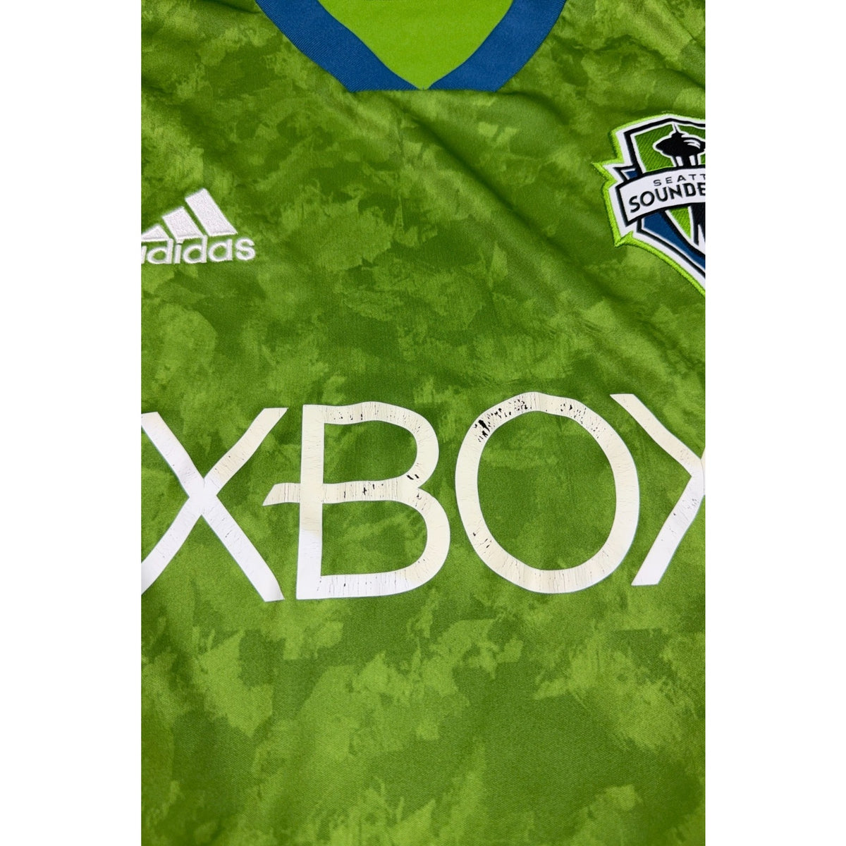 2018-19 Adidas Seattle Sounders FC Home Jersey Men's L Xbox MLS Green