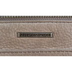 Rebecca Minkoff Mini MAC Crossbody Bag Gray Leather Chain Strap Purse