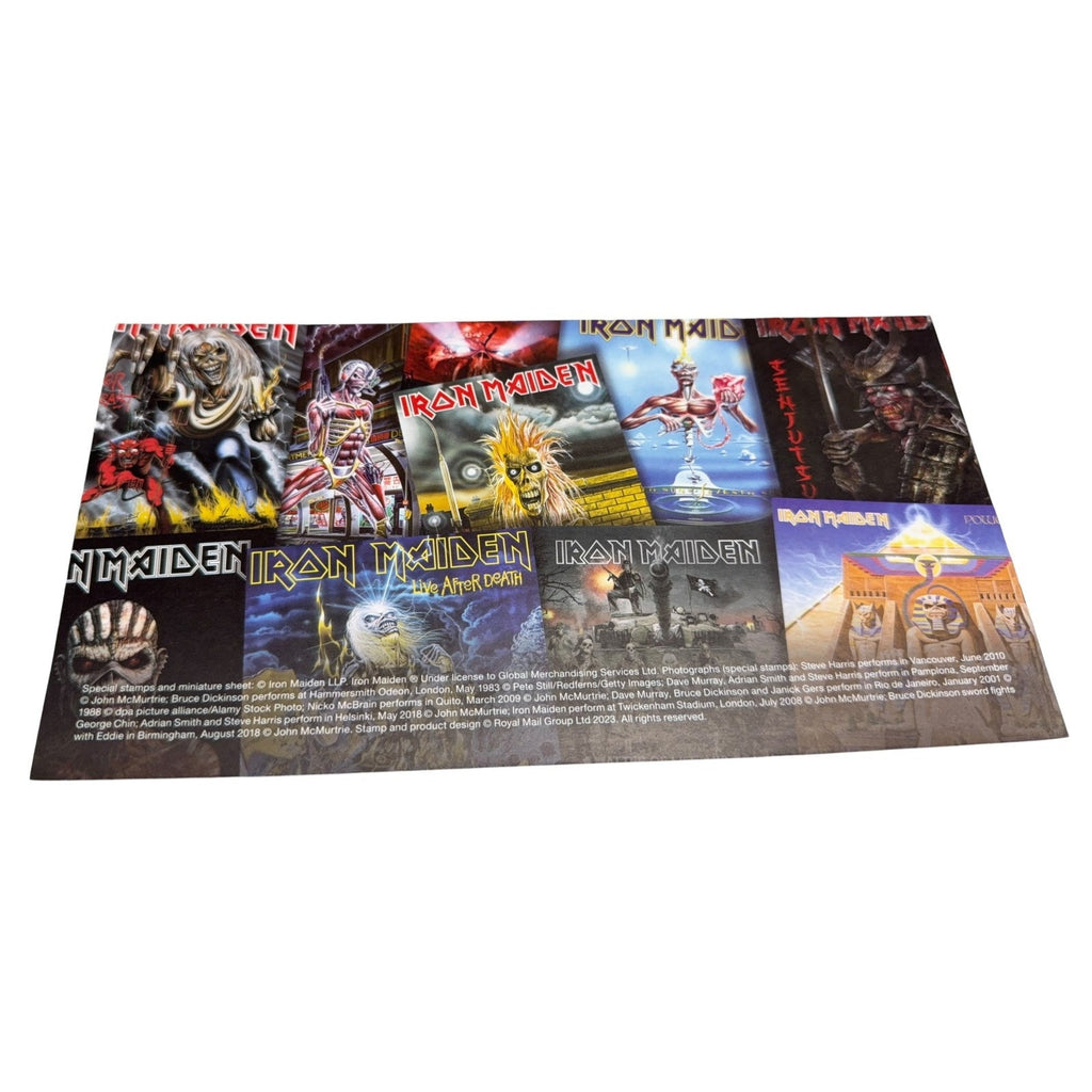 2023 Royal Mail Iron Maiden Eddie Stamp Sheet Pack 4 Stamps Mint MNH