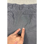 Banana Republic Mens Shorts Lot of 3 Charcoal Gray Linen Textured Blue 33W