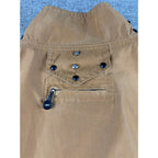 Jamie Sadock XL Y2K Utility Jacket Tan Techwear Convertible Sleeve Cargo Golf