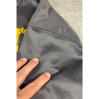 US Army Hoodie Mens Black Gold Embroidered Logo Pullover Military Sweatshirt
