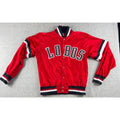 Vintage Russell Athletic Levelland Lobos Satin Varsity Jacket USA Small 80s 90s