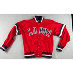 Vintage Russell Athletic Levelland Lobos Satin Varsity Jacket USA Small 80s 90s