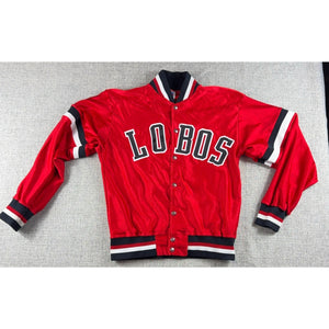 Vintage Russell Athletic Levelland Lobos Satin Varsity Jacket USA Small 80s 90s