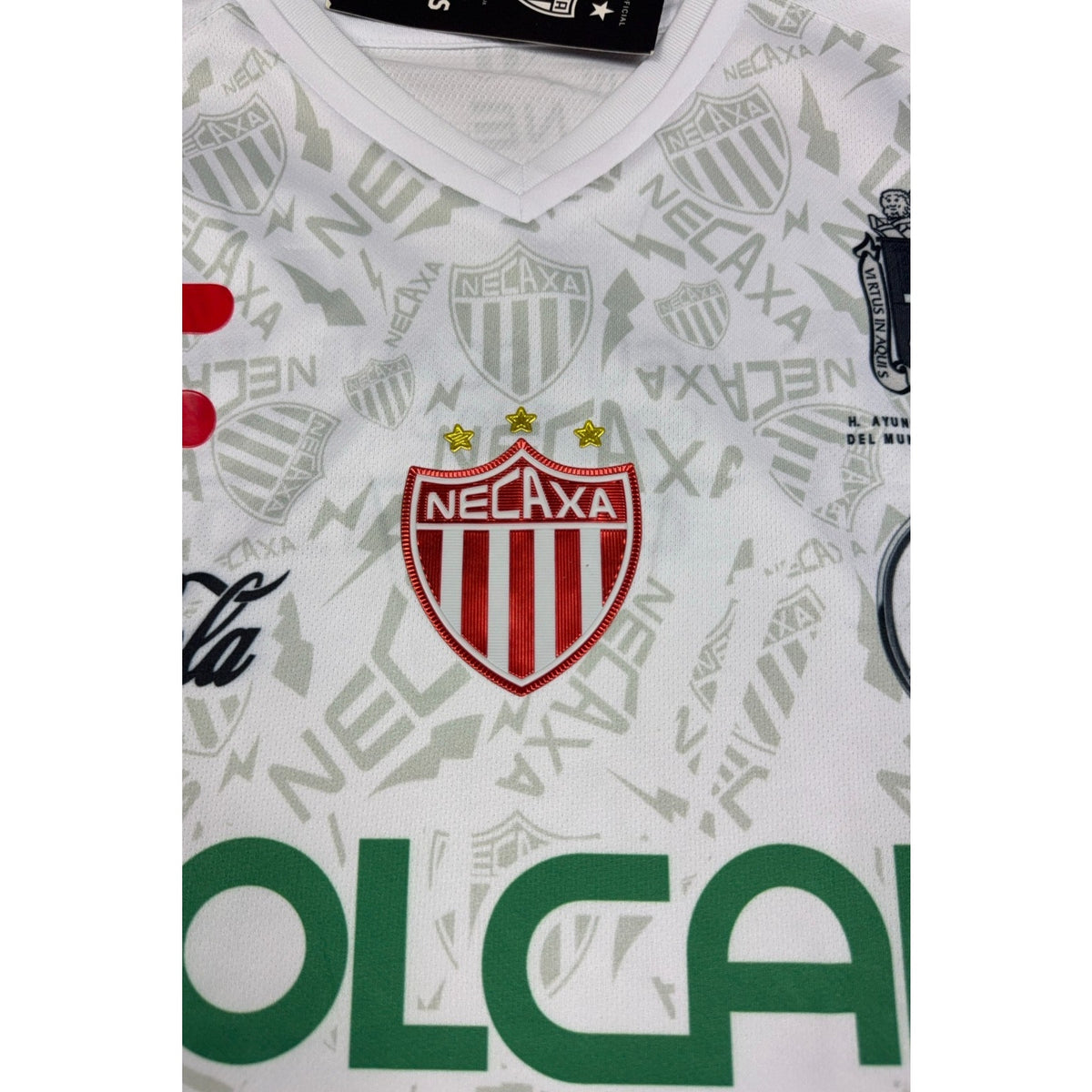 NWT Charly Necaxa 2019/20 Home Jersey Men's M Liga MX Netflix Tag