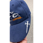 Y2K Orange County Choppers OCC Bio-Domes Stretch Fit Hat Cap Navy