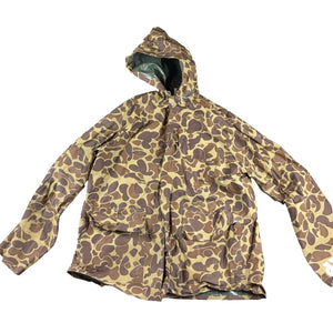 Vintage Royal Red Ball Camo Rain Suit Jacket Pants Medium Duck Hunting Taiwan