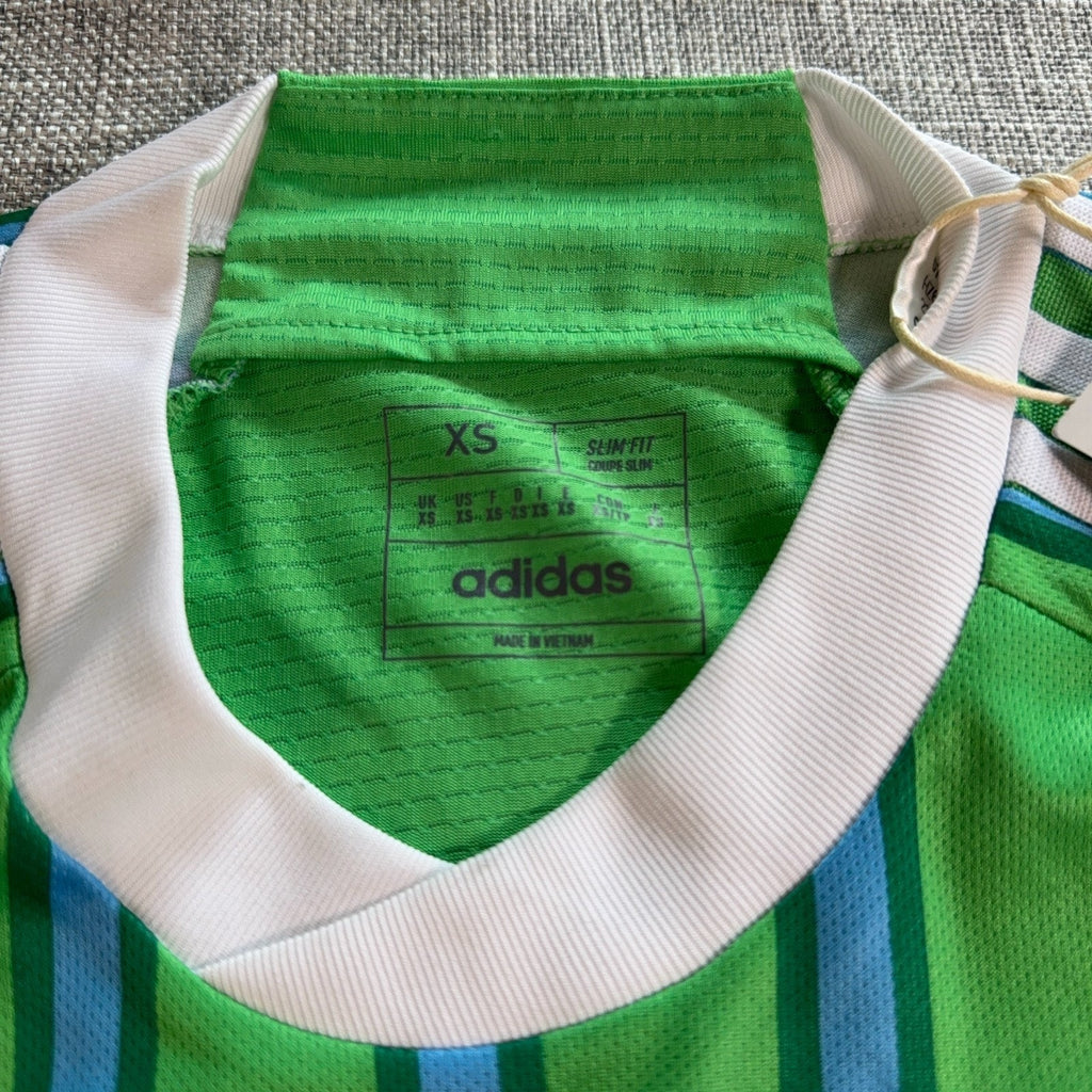 Seattle Sounders Adidas Authentic Jersey Mens XS NWT Green MLS Soccer 24/25